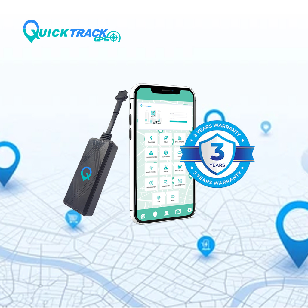 3 Years Warranty on Quick Track GPS